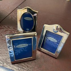 Silver Portrait photo Frames. Not Sterling but they are sturdy and  nice 