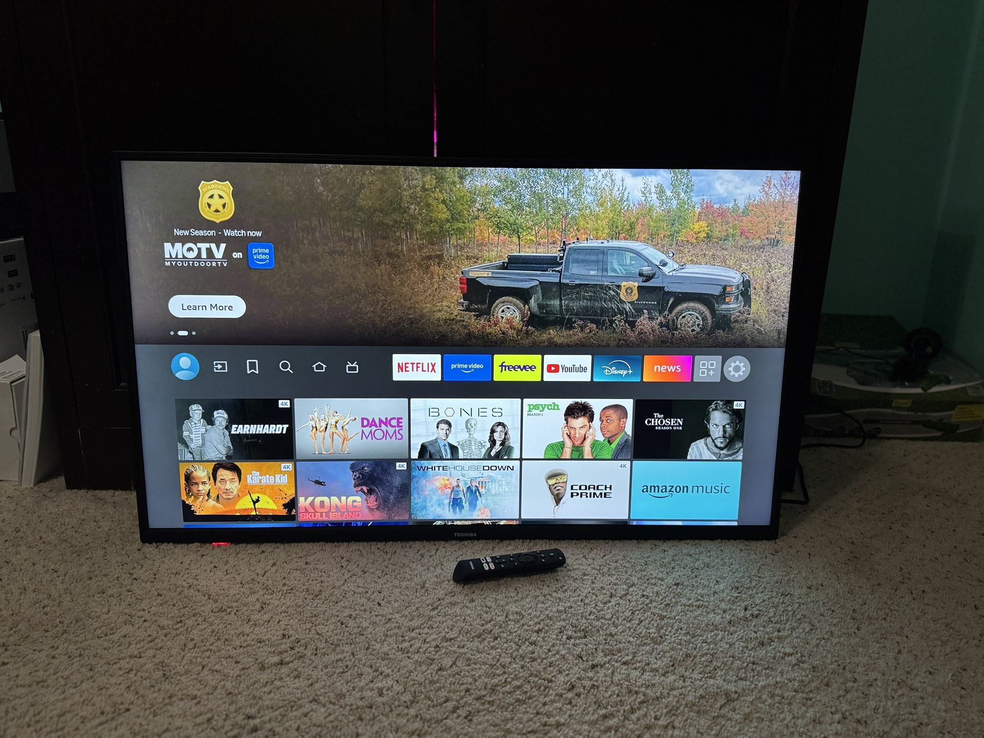 Toshiba 43" 4K TV