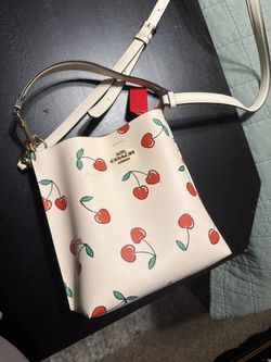 Coach cherry purse