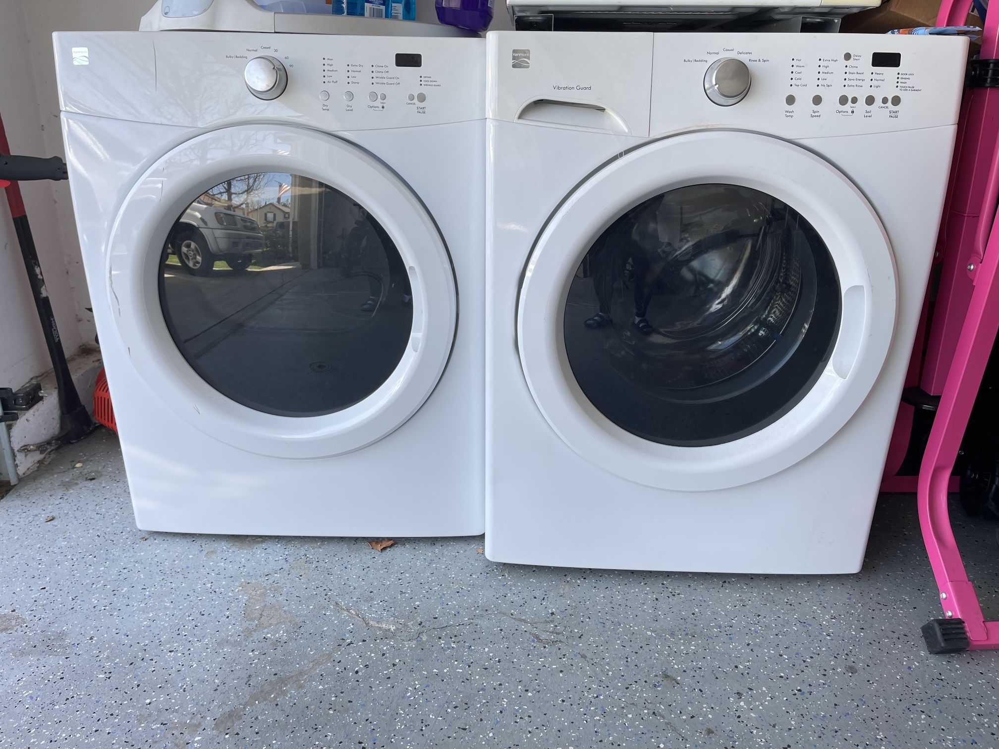 Kenmore washer and dryer set