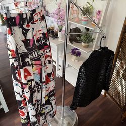 Metal commercial Spiral clothing rack