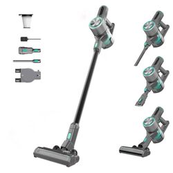 Wyze Cordless Vacuum Cleaner with 24Kpa Powerful Suction, Lightweight Stick with HEPA Filter, 450W Powerful Brushless Motor , 50mins Runtime for Home 
