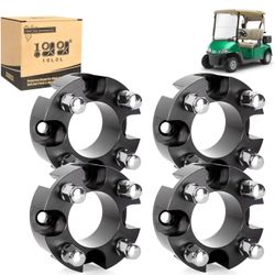 10L0L Golf Cart Wheel Spacers Adapters 2 Inch for EZGO Club Car 4 Lug (4x4 Bolt Pattern, 68mm Hub Bore, 1/2-20 Studs) - 4 Pack New !! 