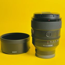 Sony 50mm f1.2 FE GM Lens E Mount