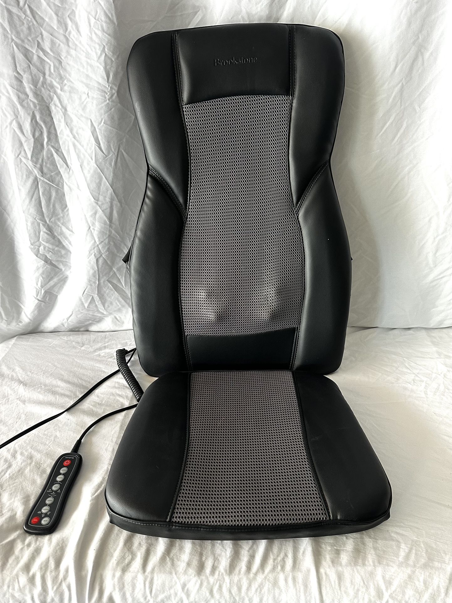 Brookstone Shiatsu Seat Topper With Heat