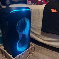JBL ! PartyBox Club 120! Portable Bluetooth Party Speaker - Wireless Mic- Bass Boost- LED Light Show - Karaoke