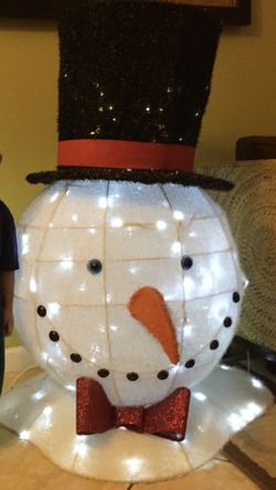 Light up snowman
