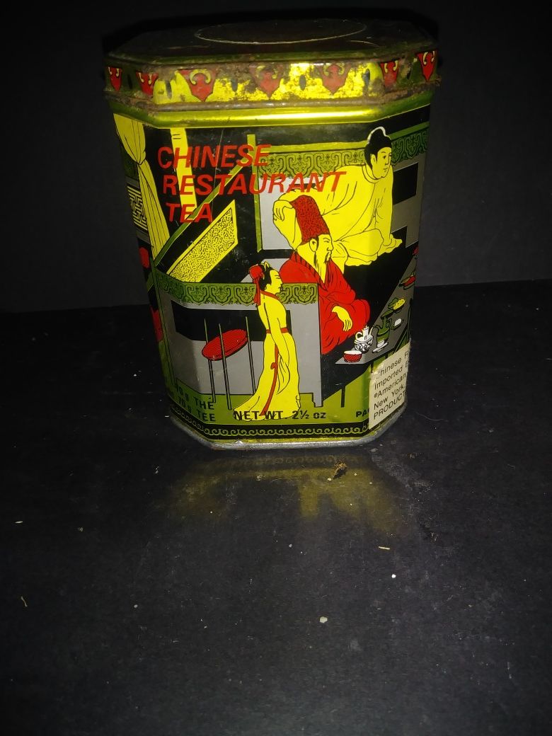 Small resturant tea tin