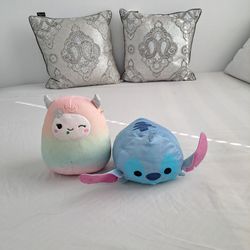 Time Tsim Stitch & Squishmalow Plush .Medium 