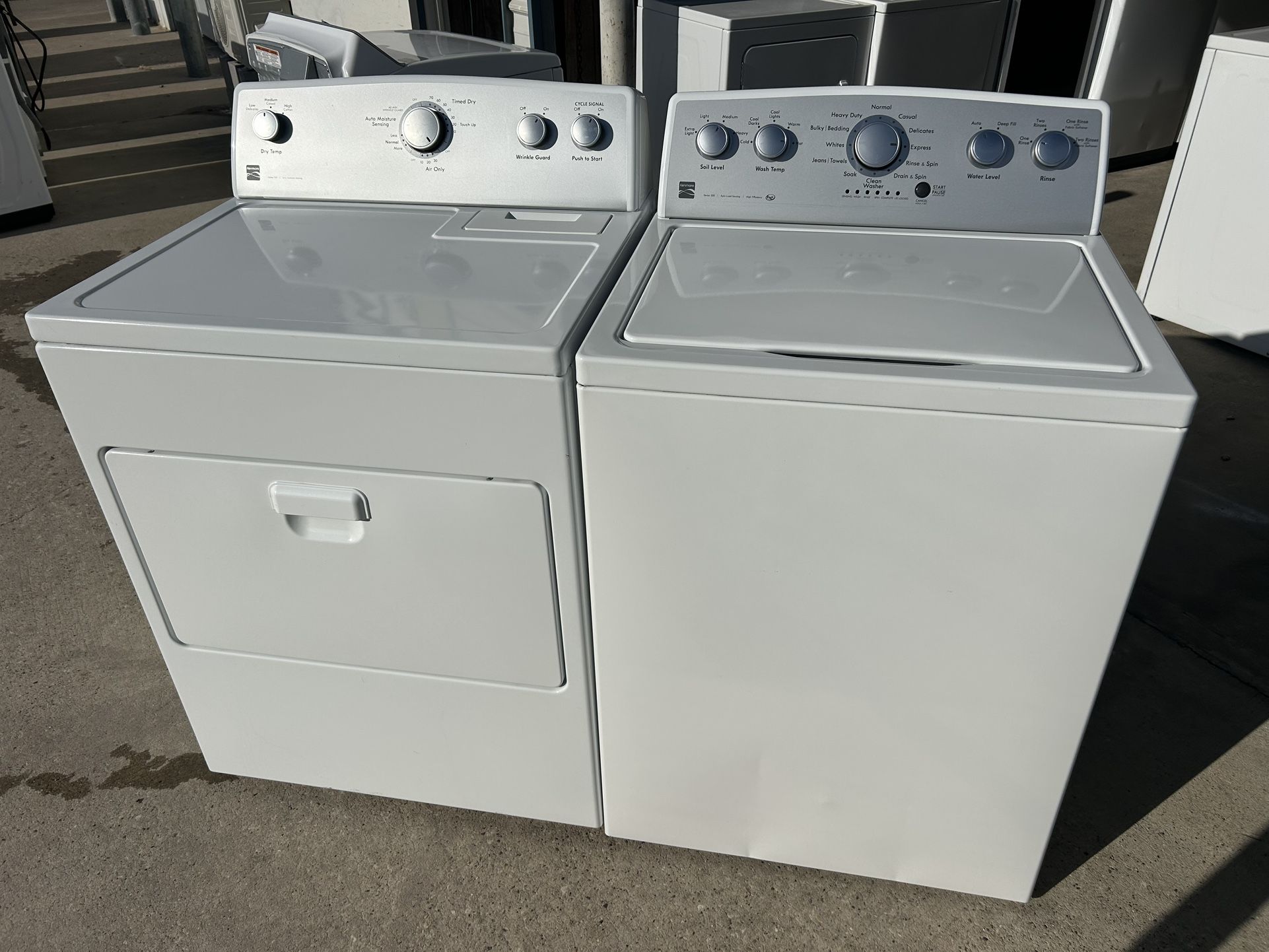 Kenmore TopLoad Washer And Electric Dryer