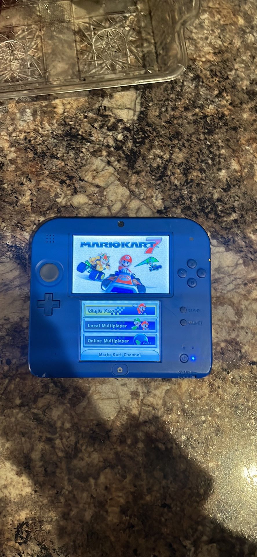 Nintendo 2ds Mario Kart Bundle in Electric Blue