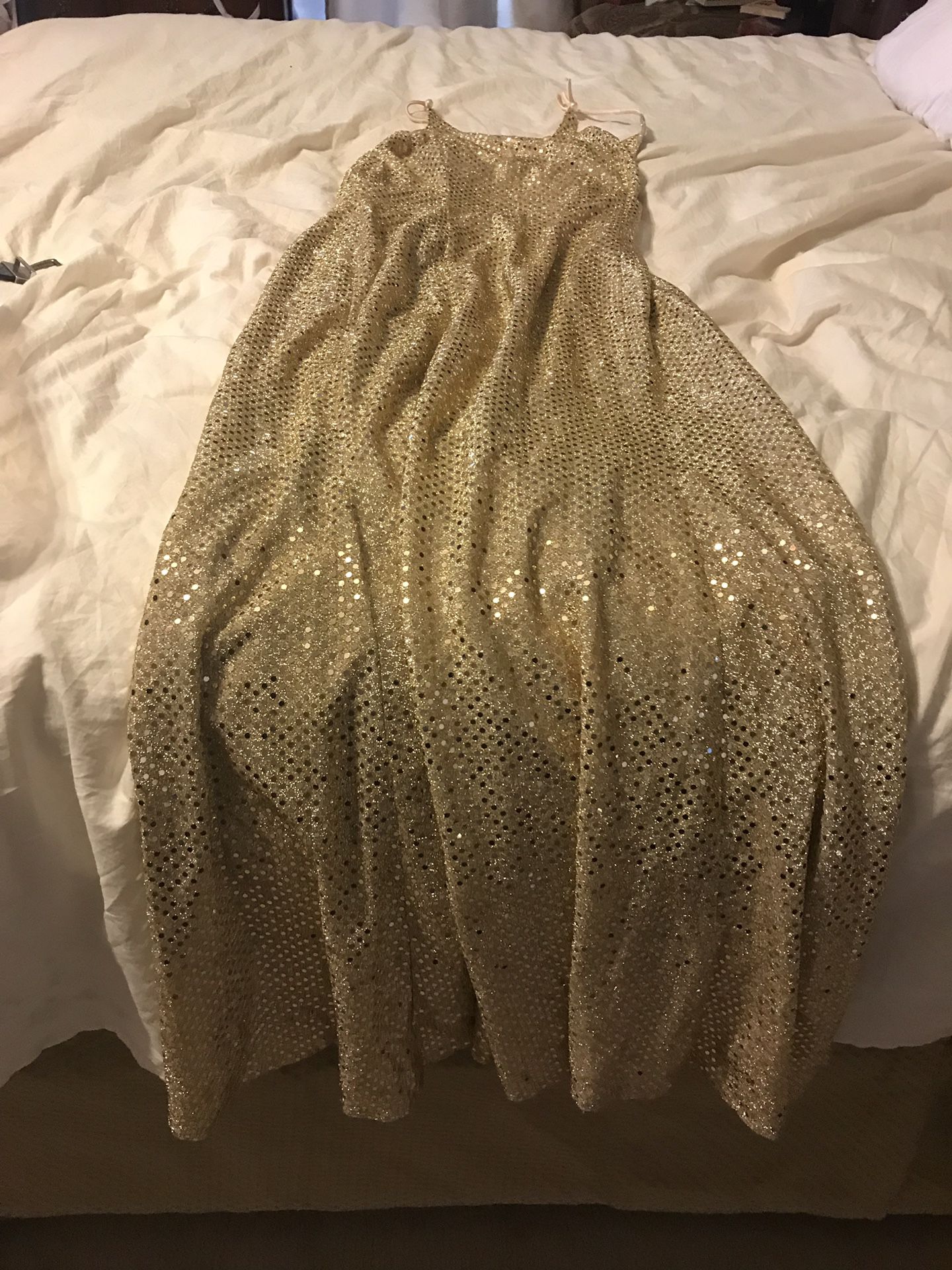 Gold/Blush Dress