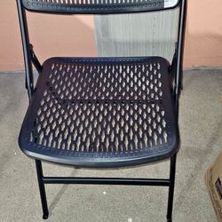 Mity-Lite Flex One Folding Chair, Black, 4-Pack