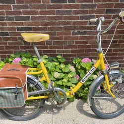 Vintage 1960s/70s Bianchi Nealeco Folding Bike 🇮🇹 💛