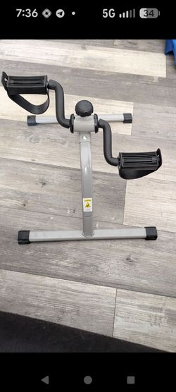 Under desk mini pedal leg and arm Exerciser