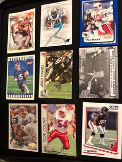 NFL Football Trading Cards Lot of 9
