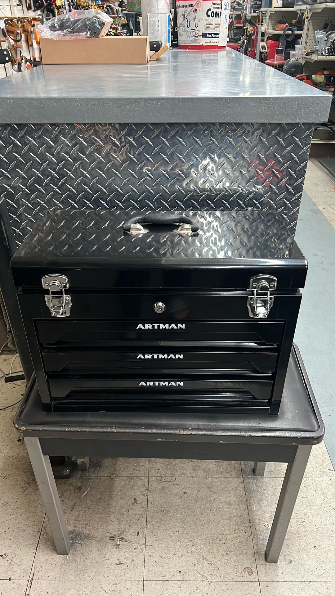 Artman 3-Drawer Toolbox Tool Box Mechanics Household Tool Set