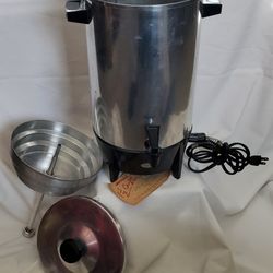 Vintage West Bend 12 to 30 Cup Automatic Percolator!