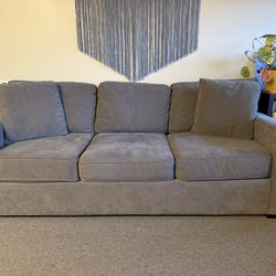 Grey Fabric Couch 86” 