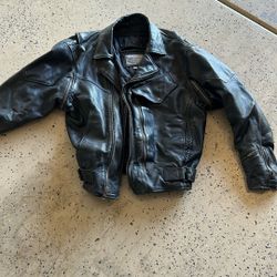 Leather Motorcycle Jacket 