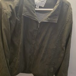 Vintage Men Norm Thompson Green Jacket Xl