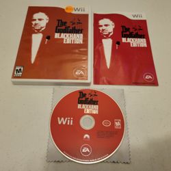 Nintendo Wii The Godfather Blackhand Edition Video Game