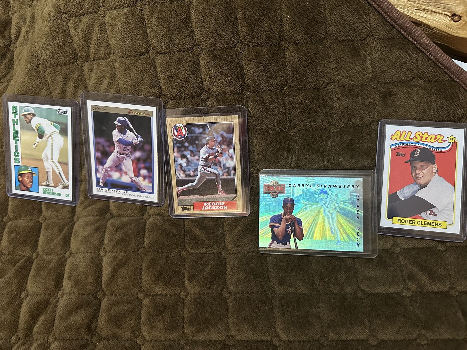 5 Greats Griffey, Clemens, Strawberry, Jackson And HENDERSON