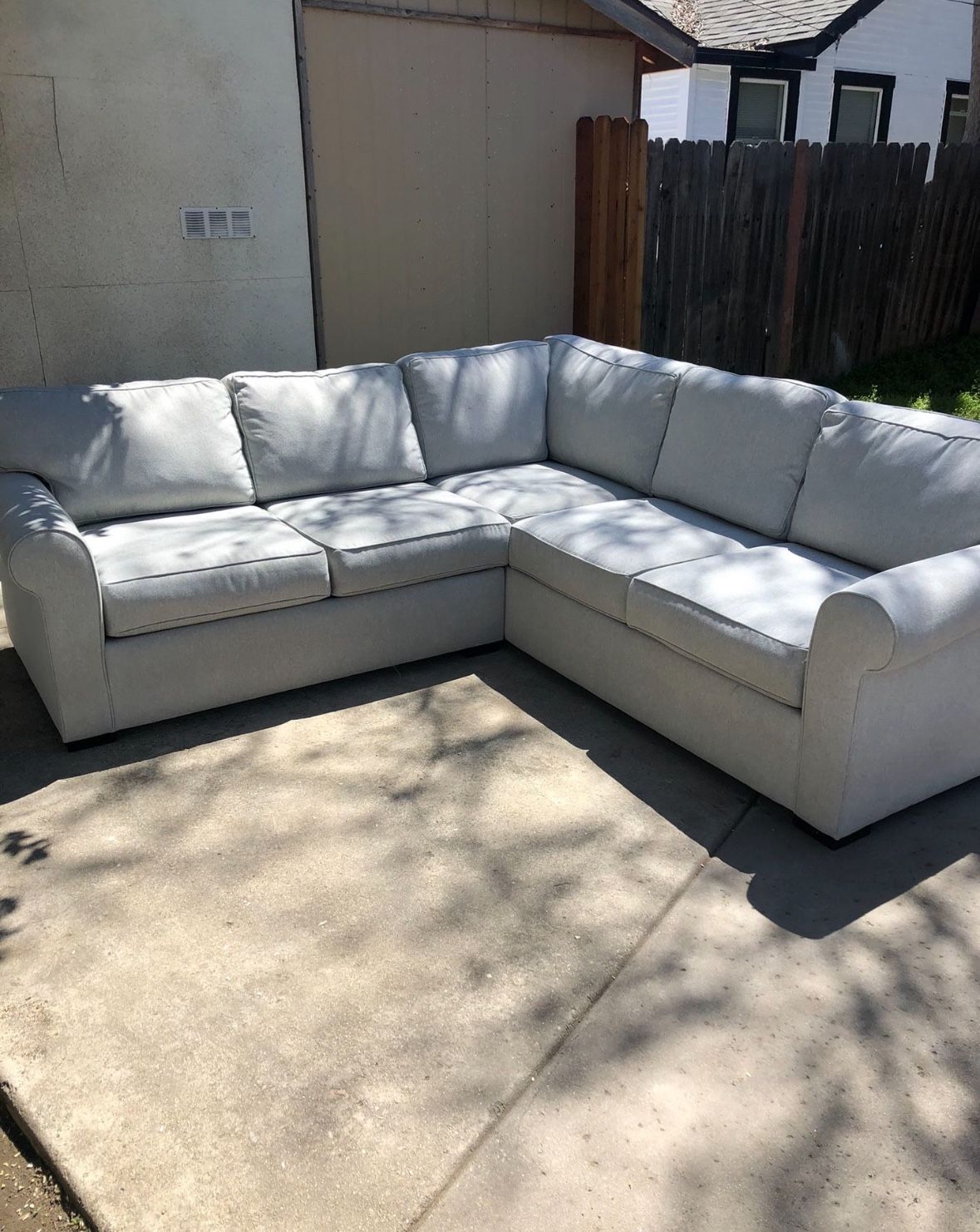 grey l sectional couch