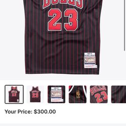 Micheal jordan jersey Sz Small