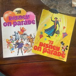 Vintage Disney On Parade Program 