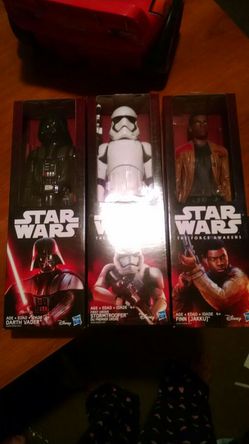 Star wars action figures new in box