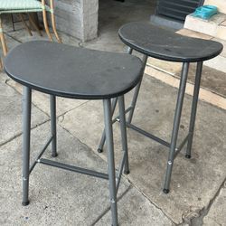 Pair Of Black Stools