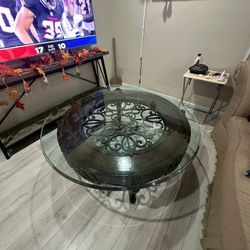 Large Glass Coffee Table 