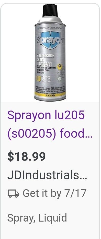 13 Cans Of New Lubricant