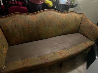 Real wood couch