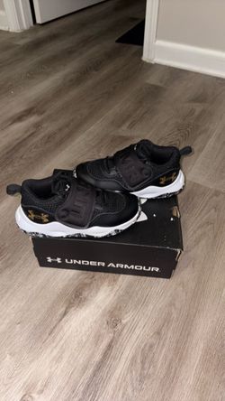 Under Armour Black and White Sneakers