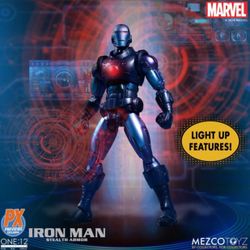 Mezco One 12 Collective Iron Man Stealth Armor (PX Exclusive)   (Broken)