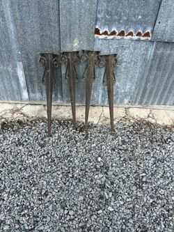 Vintage Metal Table Legs