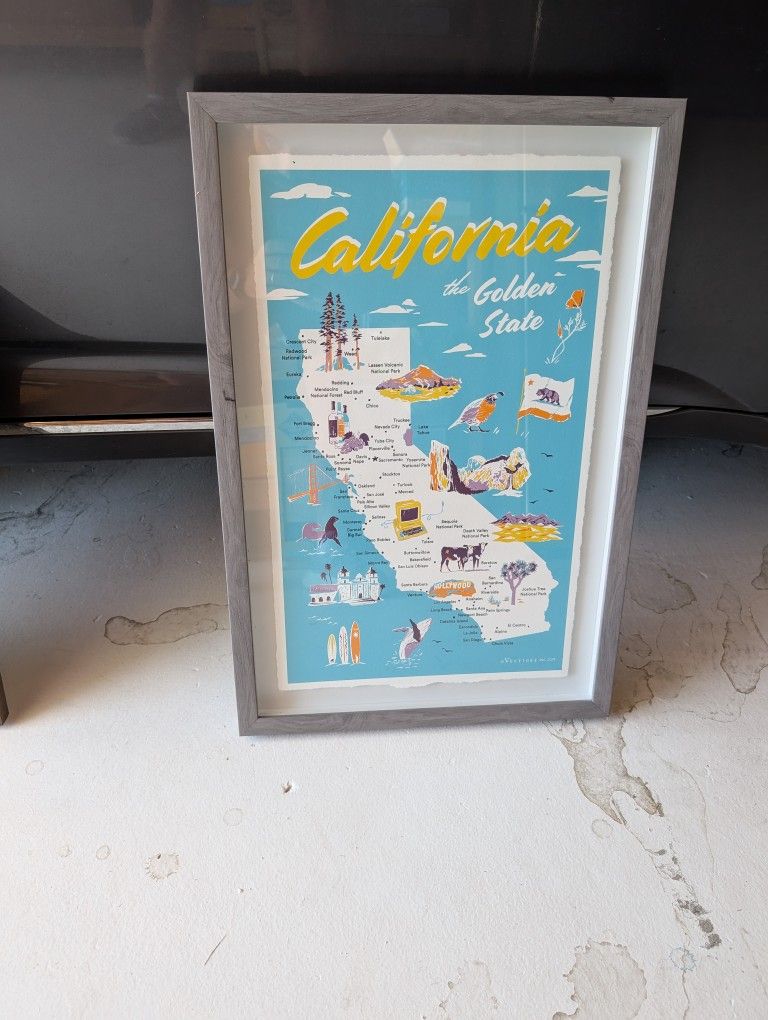California Wall Art Decor