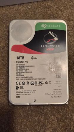 18TB Seagate Ironwolf Pro NAS high performance HDD