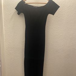 Holiday Black Velvet Party Dress Adult Size XS