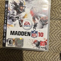Madden 10 NFL Sports PS3 Game