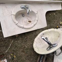 Bathroom Sink And Closet Doors
