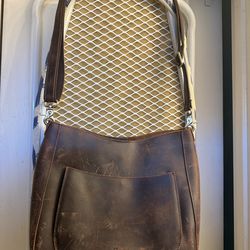 Real leather purse