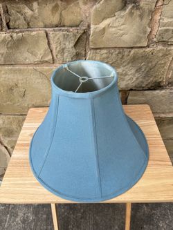 Light Blue Lamp Shade