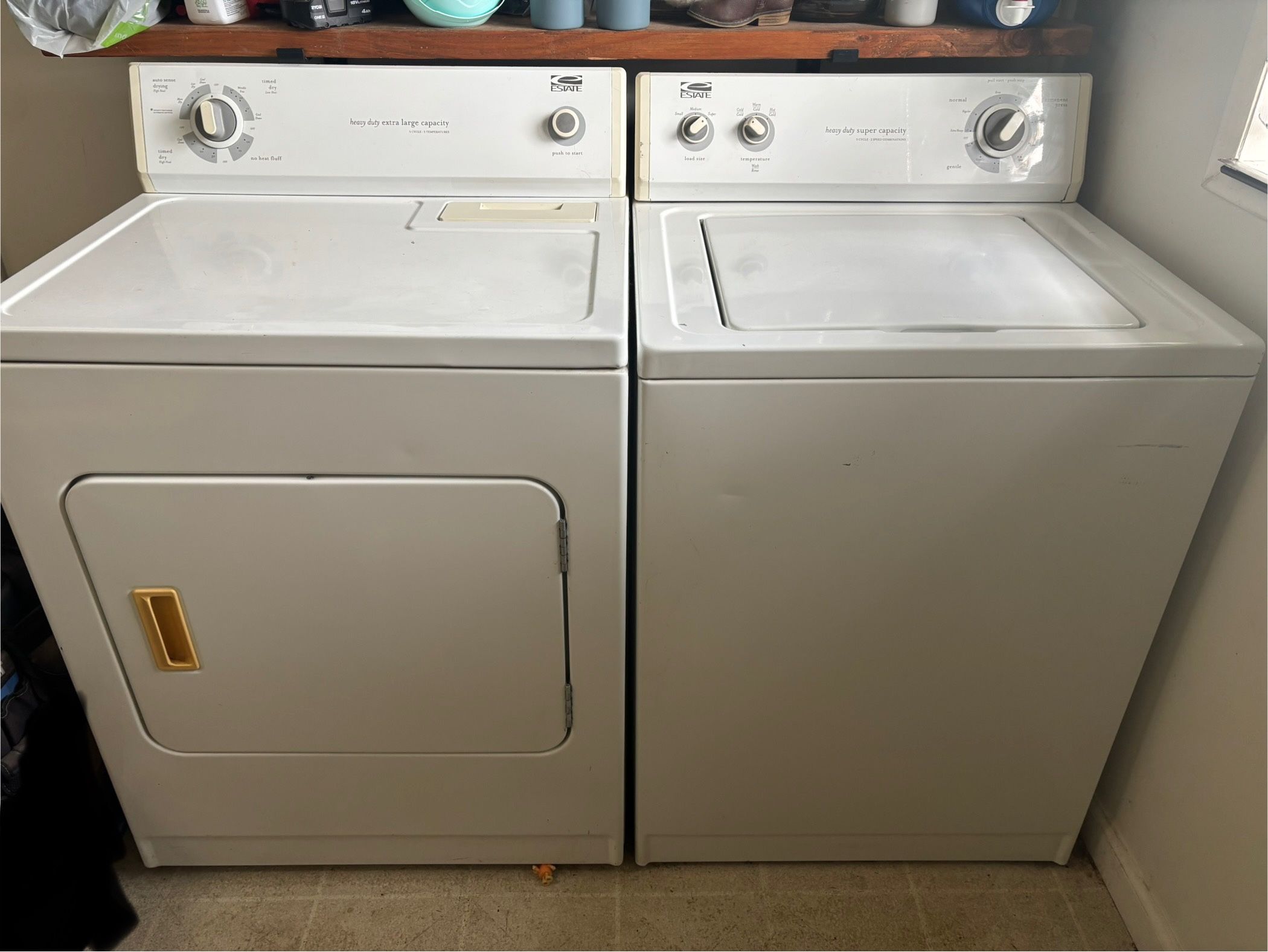 Estate Washer And Dryer Combo