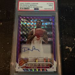 2023 dejountae murray psa 9 autograph