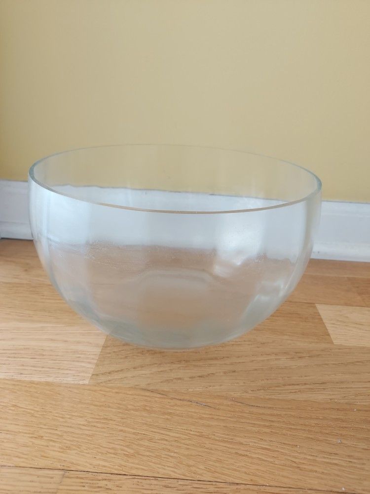 Large Clear Glass Bowl