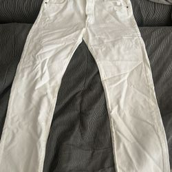 White Levi Pants 