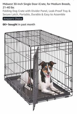 Dog crate 30 inch